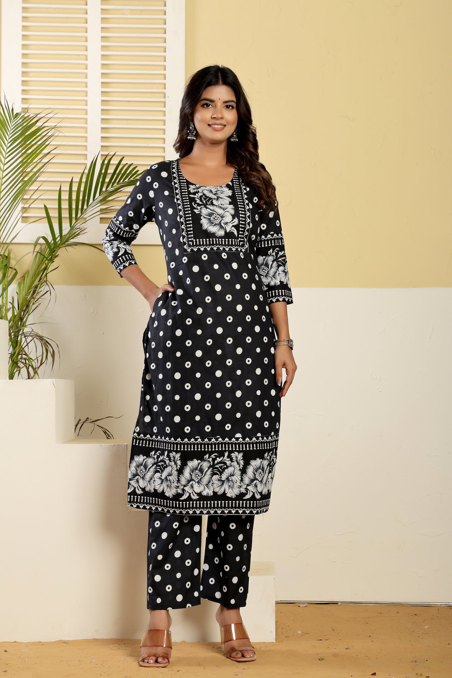 POLKA DOT COTTON 3 PEICE SET